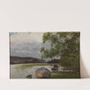 Shore landscape by Fanny Churberg