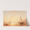 Shoreham Harbour, Sussex (1837) by Copley Fielding