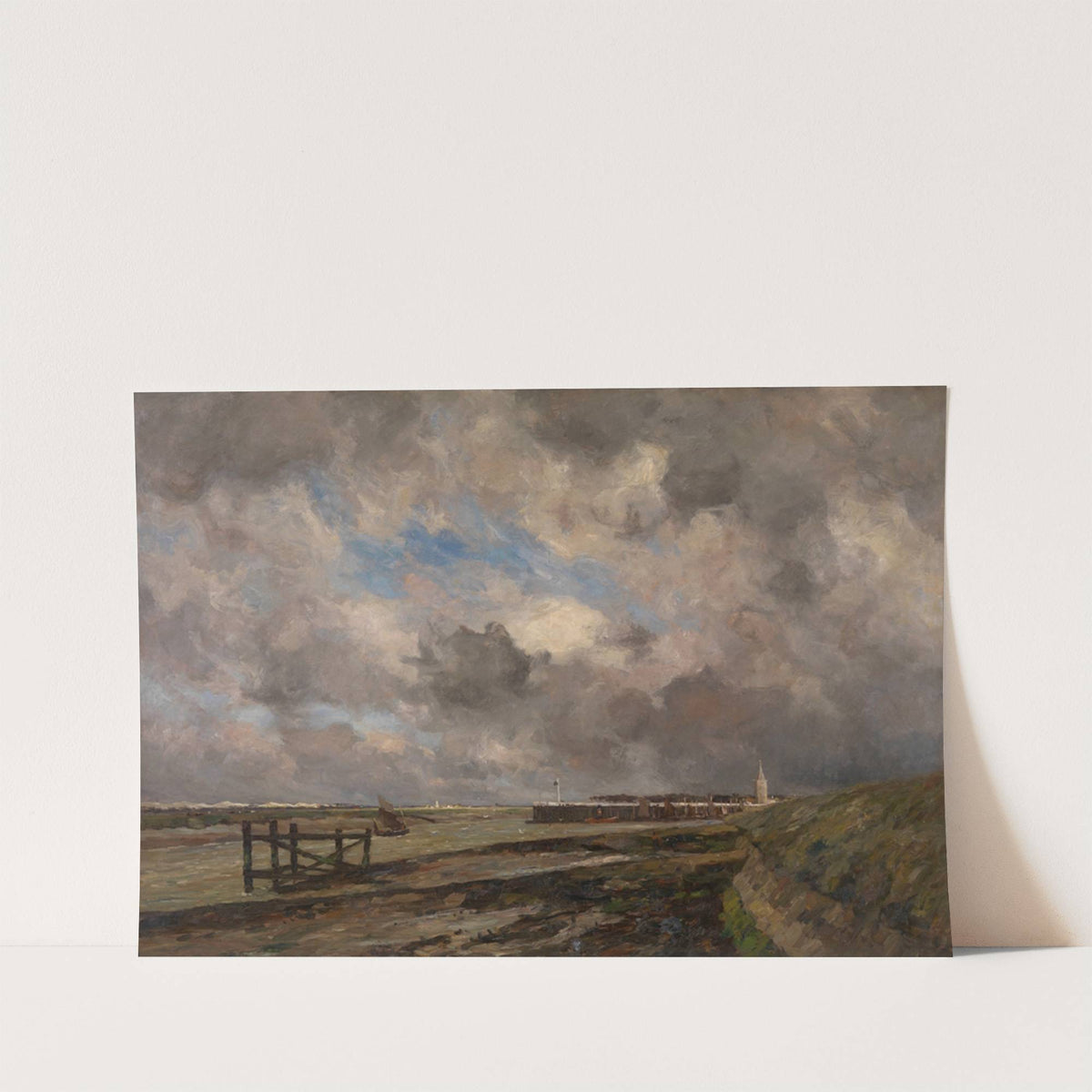 Showery Weather in Nieuwpoort by Victor Gilsoul