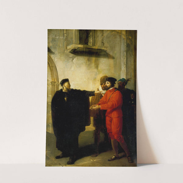 Shylock rebuffing Antonio (1795) by Richard Westall