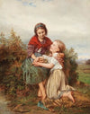 Siblings with a Bird’s Nest