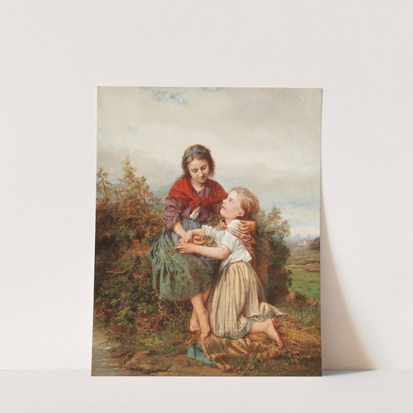 Siblings with a Bird’s Nest by Henri Joseph Campotosto