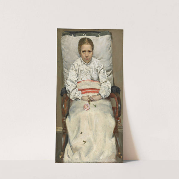 Sick Girl (1881) by Christian Krohg