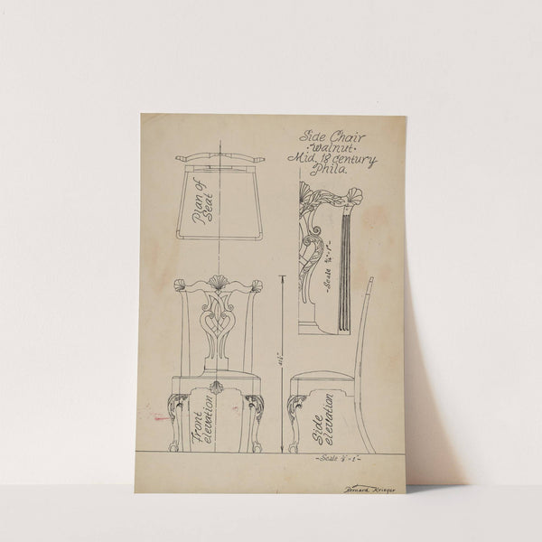 Side Chair by Bernard Krieger