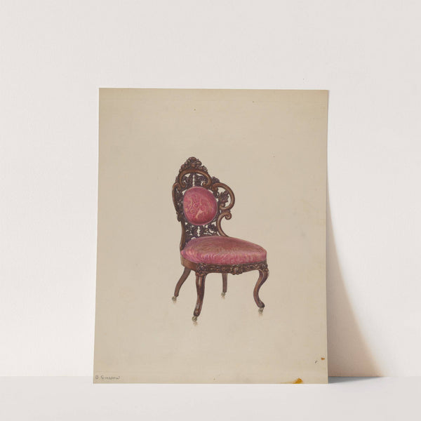 Side Chair (one of four) by Bernard Gussow