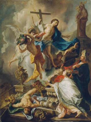 Sieg des Christentums über das Heidentum