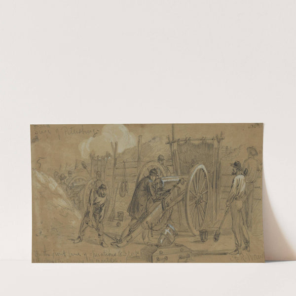 Siege of Petersburg (1864) by Alfred Rudolph Waud