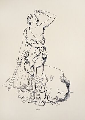 Siegfried im Walde (1897)