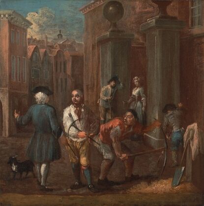 Sign for a paviour (ca. 1725)