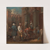 Sign for a paviour (ca. 1725) by William Hogarth
