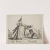 Signa Lucia and Trastulo (1631) by Jacques Callot