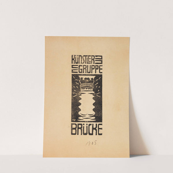 Signet der Künstlergruppe ‘Brücke’ (1905) by Ernst Ludwig Kirchner