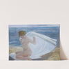Signora in riva al mare by Gino Piccioni