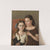Sigrid and Anna Mazér, Nieces of the Artist by Carl Peter Mazer