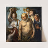 Silenus and the four seasons by Jacob Jordaens