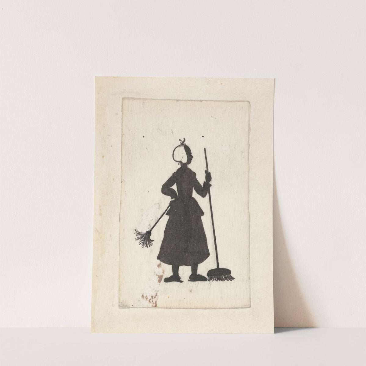 Silhouet van een dienstmeid by Nelly Bodenheim