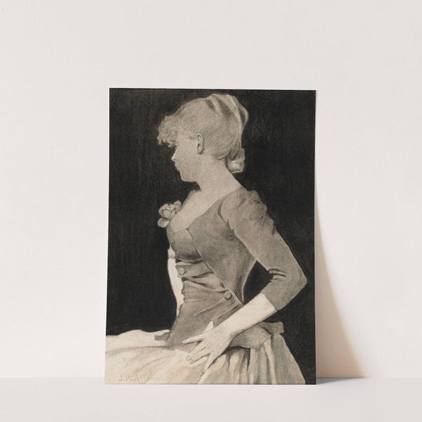 Silhouette of a Young Girl by John White Alexander