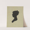 Silhouette of girl facing left, no. 1 (1761-1827) by Charles Willson Peale