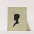 Silhouette of girl facing left, no. 2 (1761-1827) by Charles Willson Peale