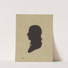 Silhouette of man facing left, no. 2 (1761-1827) by Charles Willson Peale