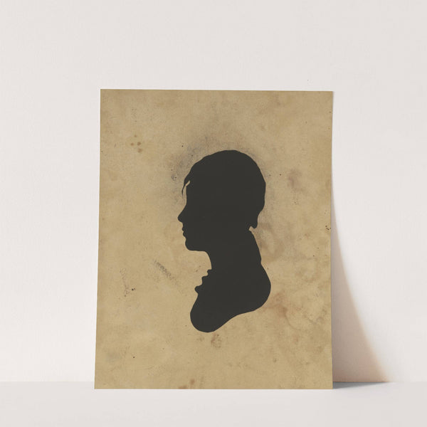 Silhouette of unidentified boy facing left (1761-1827) by Charles Willson Peale
