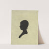 Silhouette of woman facing left, no. 3 (1761-1827) by Charles Willson Peale
