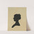Silhouette of woman facing left, no. 6 (1761-1827) by Charles Willson Peale