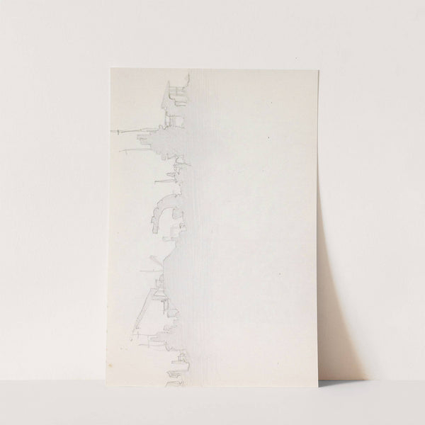 Silhouetten van een reeks bouwwerken by Reijer Stolk