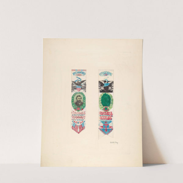 Silk Badge Panel - Woven by Edith Olney