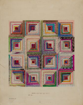 Silk Patchwork for Pillow