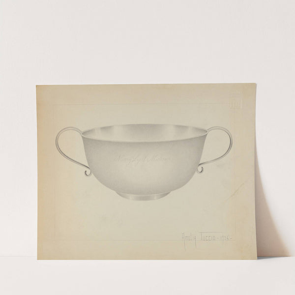 Silver Bowl by Amelia Tuccio