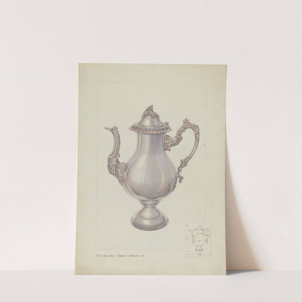 Silver Coffee Pot (c. 1937) by Ernest A. Towers, Jr.