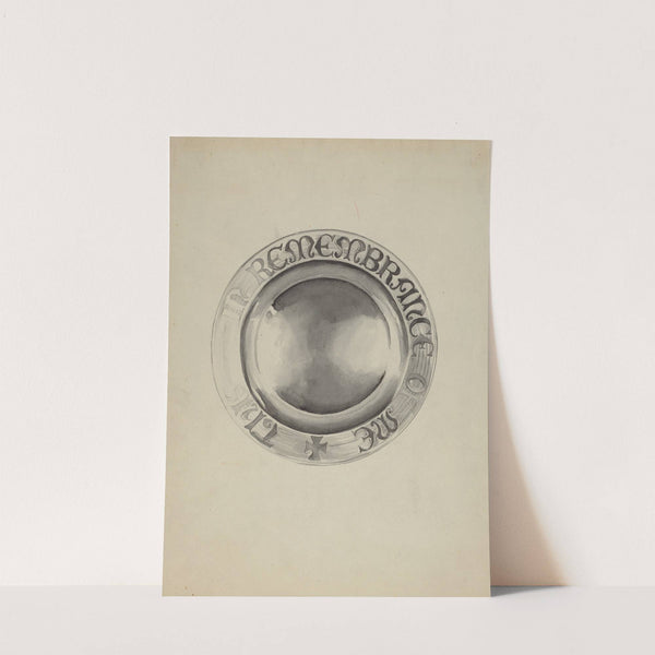 Silver Communion Plate by Lena Nastasi