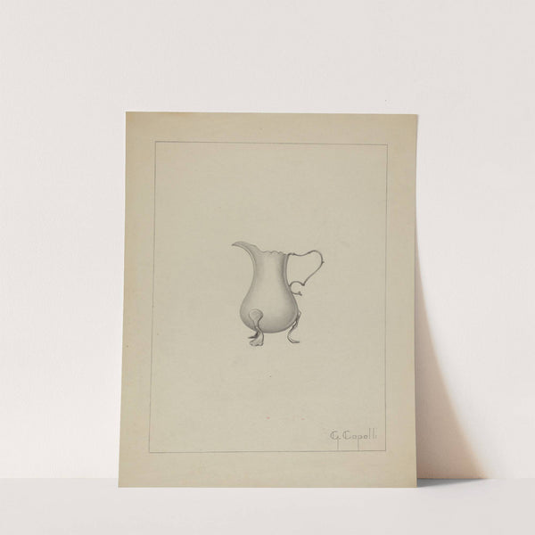 Silver Creamer by Giacinto Capelli