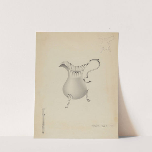 Silver Creamer by Amelia Tuccio