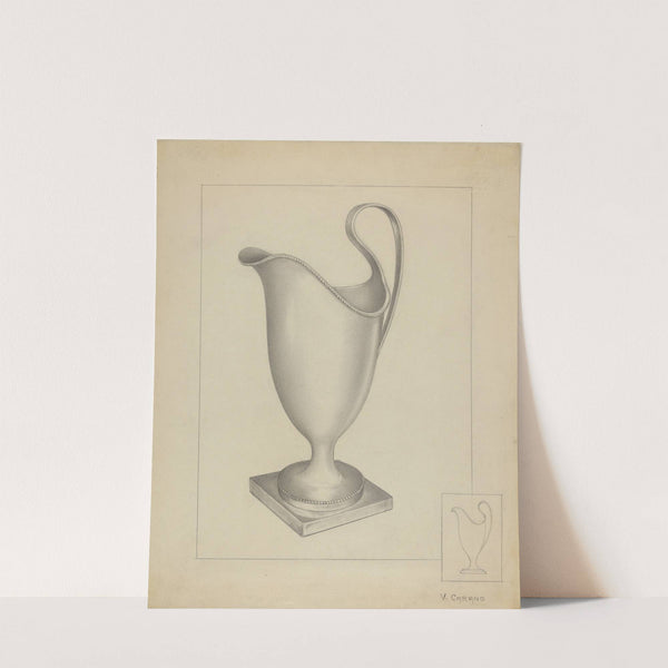 Silver Creamer by Vincent Carano
