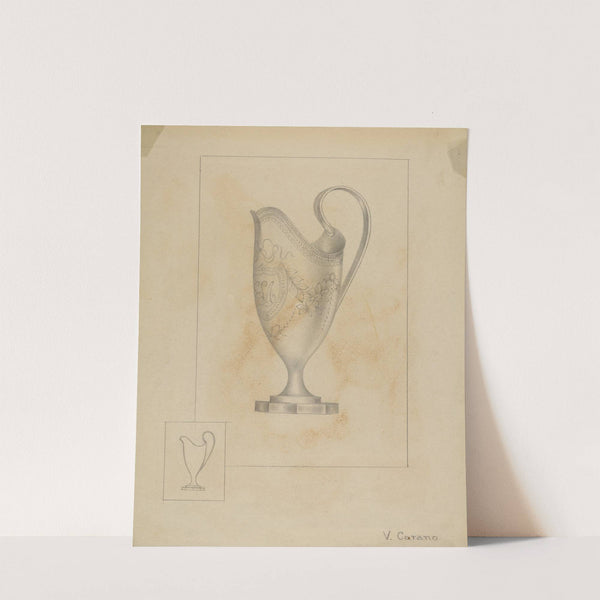 Silver Creamer by Vincent Carano