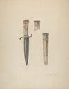 Silver Dagger and Sheath
