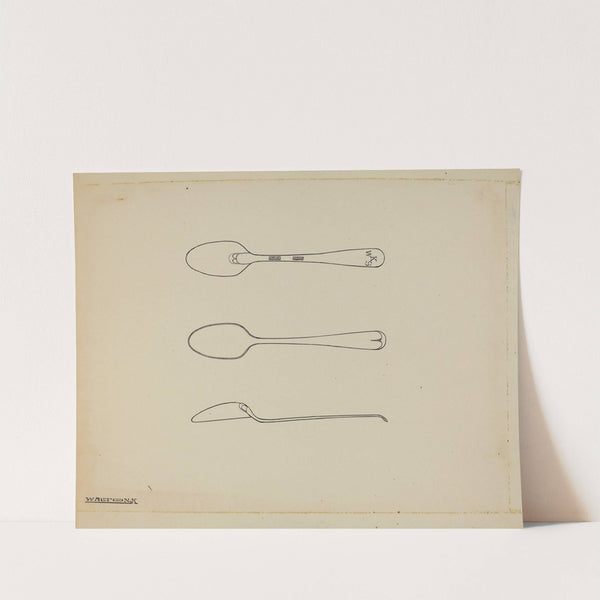 Silver Demi-tasse Spoon by Kalamian Walton