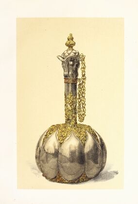 Silver-gilt. Frame enriched with Translucent Enamels