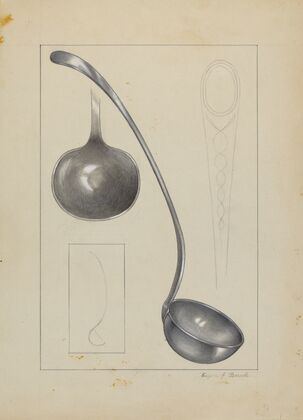 Silver Gravy Ladle