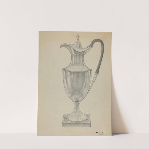 Silver Hot Water Pot by Herbert Russin