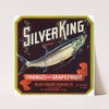 Silver King Brand Oranges and Grapefruit Label (1940s)