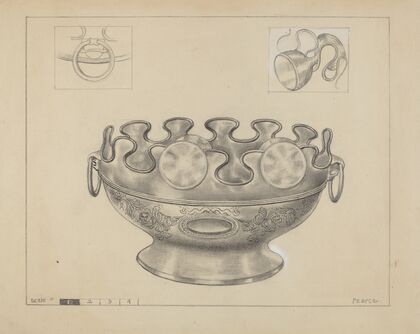 Silver Monteith Bowl