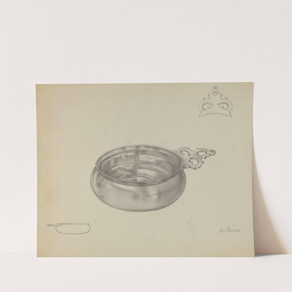 Silver Porringer by Horace Reina