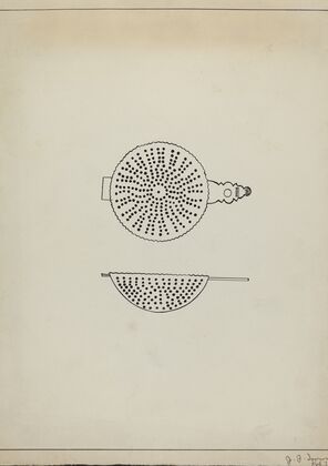 Silver Punch Strainer
