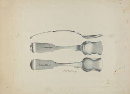 Silver Salt Spoon