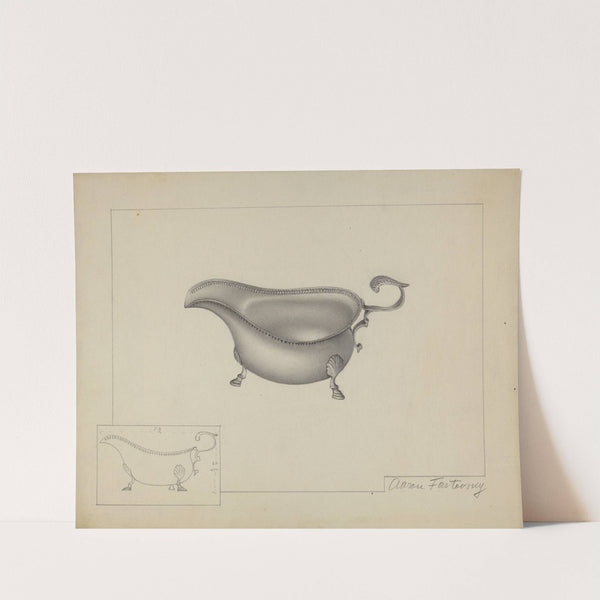 Silver Sauce Boat by Aaron Fastovsky