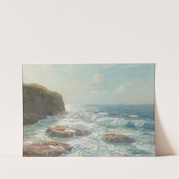 Silver sea, Irish coast by Julius Olsson
