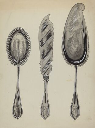 Silver Serving Set
